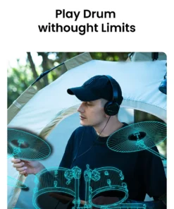 [New User Only Free Shipping]PocketDrum 2 MAX Somatosensory Digital Electronic Air Drum Stick Set Drumsticks and Foot Pedals and Bluetooth Adapter