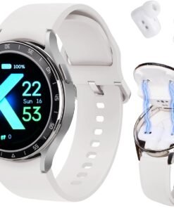 Exclusive for New Users [$1.98]：SEMAIZON Smart Watch with Earbuds, 2 in 1 Sports Watch with Wireless Earphones, 1.39" IPS Large Touch-Screen IP67 Waterproof Rugged Fitness Tracker (Answer/Calls)