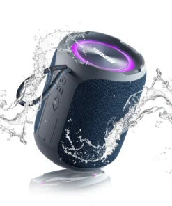 While Stocks Last：YEAHBOX Portable Speaker with Stereo Wireless, IPX7 Waterproof Speaker with 4-in 1 BT/Aux/TF-Card/U Disk Input, Wireless Speaker for Outdoor/Home/Party/Electronic Gadgets