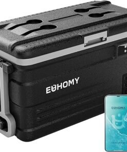 [Summer Celebration Limited Stock]EUHOMY 12V 32QT(30L) Electric Cooler Refrigerator Car Fridge APP Control Car Refrigerator 12/24V DC 110-240V AC Portable Freezer Battery Operated for Camping, Travel, Truck, Outdoor
