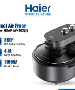 Haier Visual Air Fryer Oil Free Non Stick 4.5L Large Capacity Dual Rotary Knob Air Fryer